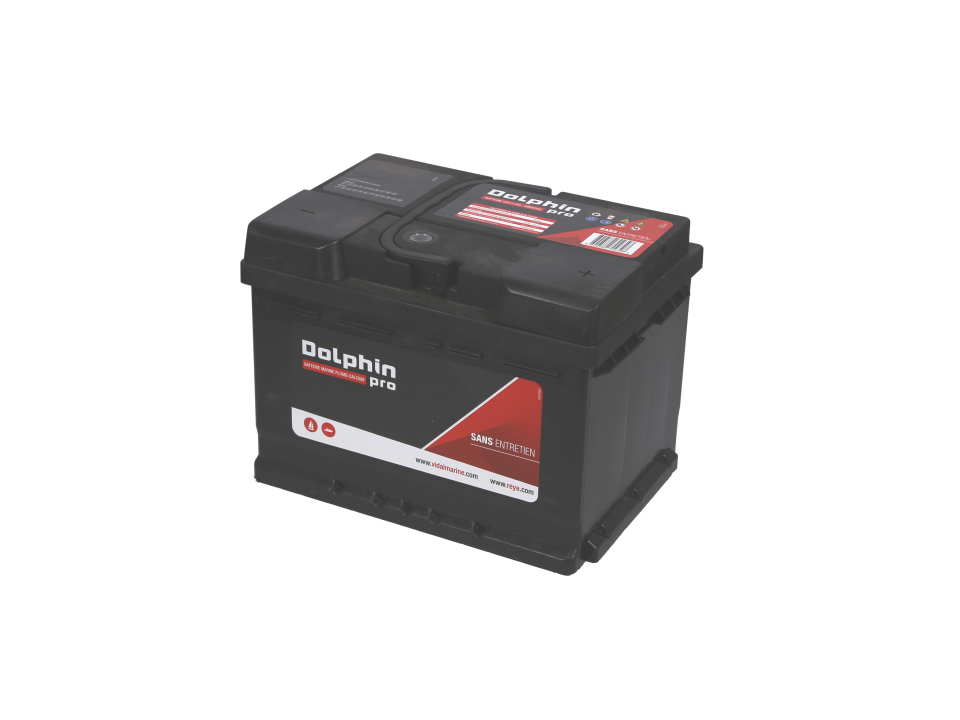 BATTERIE SANS ENTRETIEN 55A DOLPHIN PRO